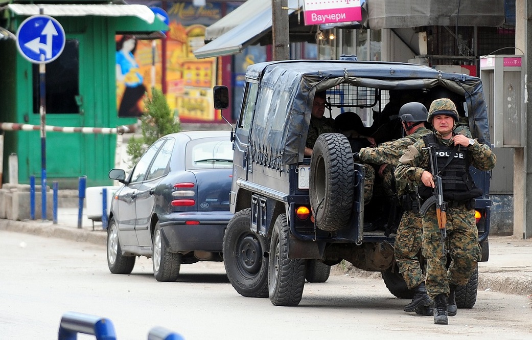 MACEDONIA-KUMANOVO-POLICE