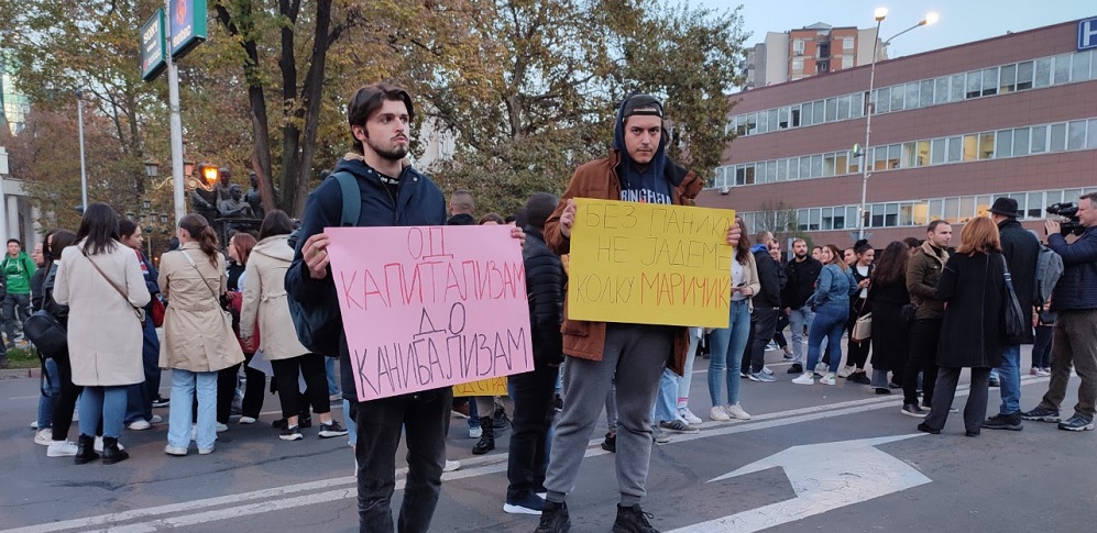 studenti protest